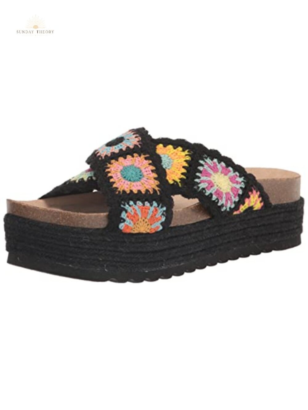 Women's Espadrille Wedge Sandal Platform Ankle Strap Open Toe Cushioned Sandal
